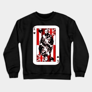 King of Hawai'i Kalakaua (red) by Hawaii Nei All Day Crewneck Sweatshirt